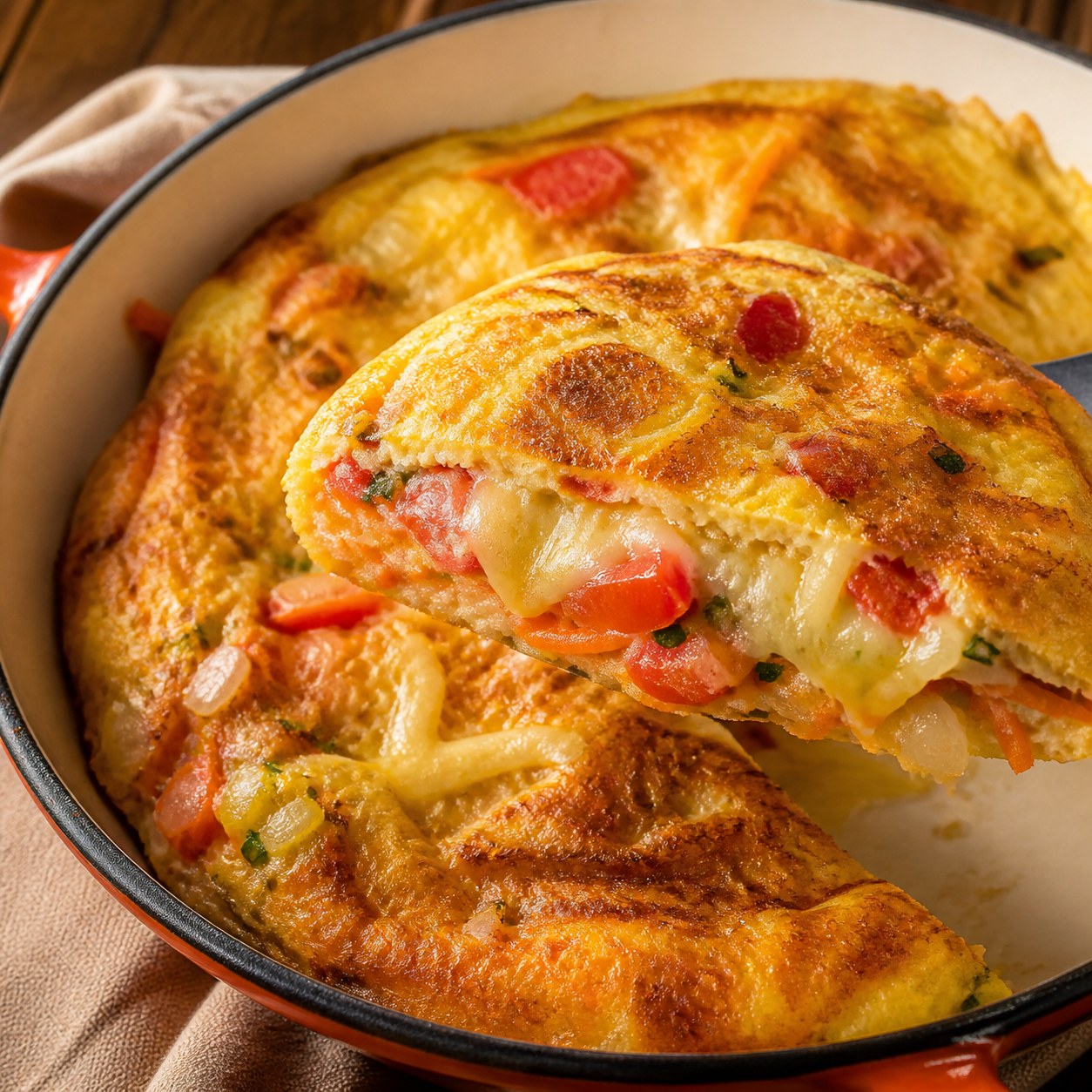 Omelete de legumes